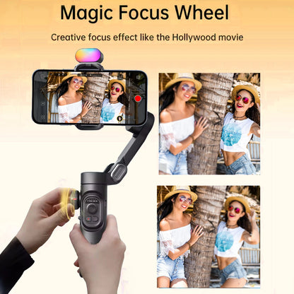 Smart XE Kit Gimbal Stabilizer for Smartphone Iphone Video Recording Magnetic Fill Light 3-Axis Foldable Android Gimble